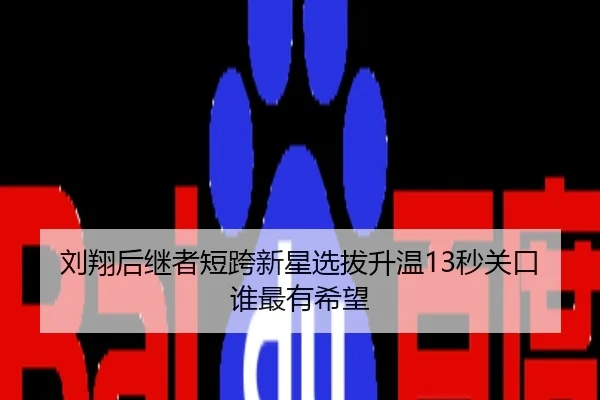 刘翔后继者短跨新星选拔升温13秒关口谁最有希望
