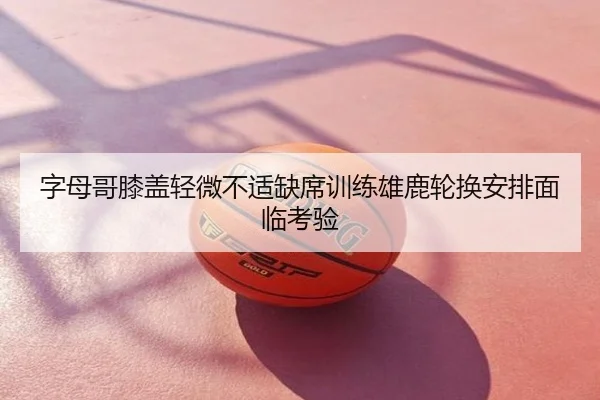 字母哥膝盖轻微不适缺席训练雄鹿轮换安排面临考验